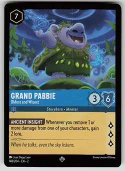 Grand Pabbie - Oldest and Wisest Rise of the Floodborn 148/204 Disney Lorcana NM - Image 1