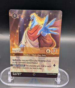 Disney Lorcana Hades King of Olympus Enchanted 205/204 First Chapter Pack Fresh - Image 1