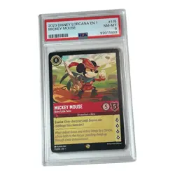 Disney Lorcana EN 1 Mickey Mouse - Brave Little Tailor #115 PSA 8 - Image 1