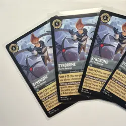 Disney Lorcana Syndrome Out for Revenge 172/204 Super Rare Wilds Unknown Set 4x - Image 3