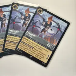 Disney Lorcana Syndrome Out for Revenge 172/204 Super Rare Wilds Unknown Set 4x - Image 5