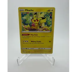 Pokemon Pikachu 052/196 Swsh11: Lost Origin Common Regular Basic 60 HP Pika Dash - Image 1