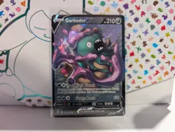 Pokemon Evolving Skies Garbodor V 100/203 - Image 1