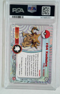 KADABRA SPECTRA 2000 TOPPS CHROME POKEMON T.V PSA 10 SERIES 1 - Image 2