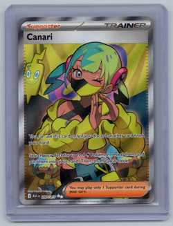 Pokemon TCG Canari 257/217 Full Art Trainer Secret Ascended Heroes Free Shipping - Image 1