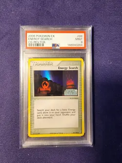 Energy Search 86/100 Reverse Holo - 2006 Crystal Guardians - Pokemon Card PSA 9 - Image 1