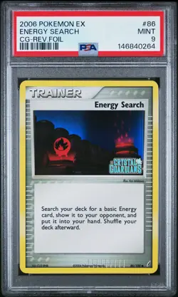 Energy Search 86/100 Reverse Holo - 2006 Crystal Guardians - Pokemon Card PSA 9 - Image 3