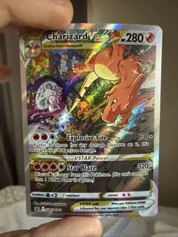 Charizard VSTAR SWSH262 Full Art Holo Pokemon TCG Promo Card Near Mint Condition - Image 1