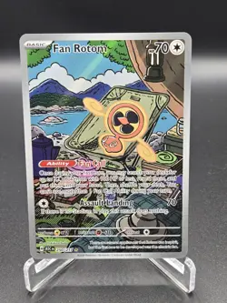 Pokemon TCG Fan Rotom 250/217 Ascended Heroes Illustration Rare Holo Near Mint - Image 1