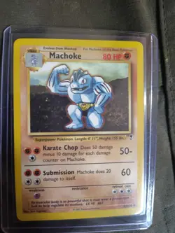 Pokemon Machoke Card 80 HP Base Set 1999 Vintage Collectible - Image 1