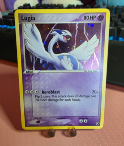 Pokemon TCG Lugia 29/115 EX Unseen Forces Holo Rare 80 HP English 2005 - Image 1