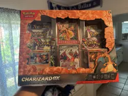 Pokemon TCG Charizard ex Premium Collection Box 2023 English 3 Promo Etched - Image 1
