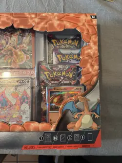 Pokemon TCG Charizard ex Premium Collection Box 2023 English 3 Promo Etched - Image 2