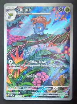 Pokemon Card - Gloom - Illustration Rare - Obsidian Flames - 198/197 - NM - Image 1