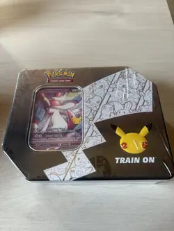 Pokemon TCG 25th Anniversary Celebrations Dark Sylveon V Tin Factory Sealed - Image 1