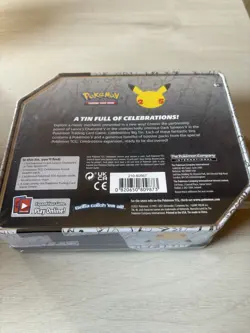 Pokemon TCG 25th Anniversary Celebrations Dark Sylveon V Tin Factory Sealed - Image 2