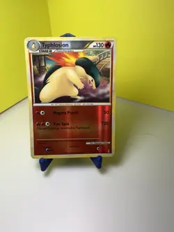 Pokemon Typhlosion TCG Reverse Holo Rare Card 35/95 Call of Legends MP - Image 1