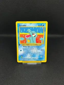 Totodile 1st Edition Neo Destiny Set Pokemon Card NEAR MINT/EXCELLENT 85/105 - Image 1