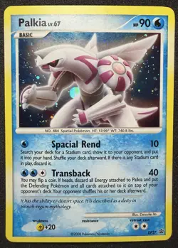 Pokemon TCG Palkia DP27 Basic 90 HP Holo Promo English Diamond & Pearl 2008 - Image 1