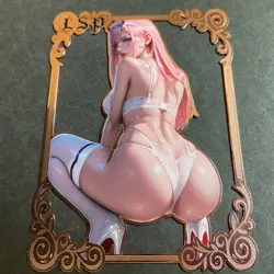 Goddess Story Gold METAL Card - Serial Number #180/200! Anime Zero Two **READ** - Image 5