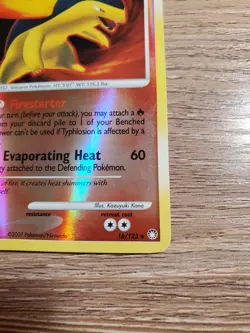 Pokemon Typhlosion Reverse Holo Rare D&P Mysterious Treasures 16/123 - Image 4