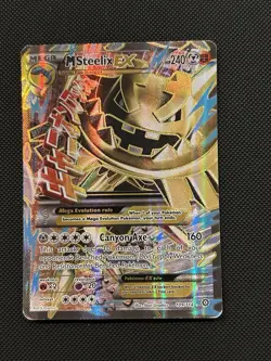 M Steelix EX Pokemon TCG XY Steam Siege 109/114 Full Art Ultra Rare HP/DMG - Image 1