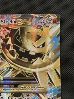 M Steelix EX Pokemon TCG XY Steam Siege 109/114 Full Art Ultra Rare HP/DMG - Image 2