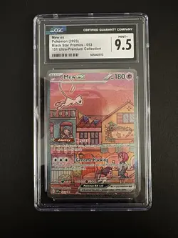 Mew EX 053 151 Ultra-premium Collection Pokemon CGC 9.5 Mint+ *041 - Image 1