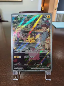 Pikachu 173/165 Sv: Scarlet & Violet 151 Holo Full Art Pokemon TCG - Image 1