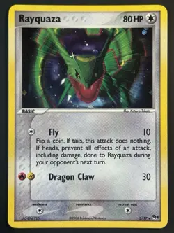 Pokemon Rayquaza 3/17 Holo Pop Series 1 - MP - Image 1