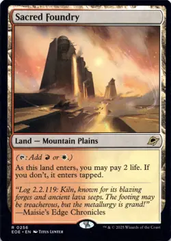 Sacred Foundry Edge of Eternities - Magic MTG NM - Image 1