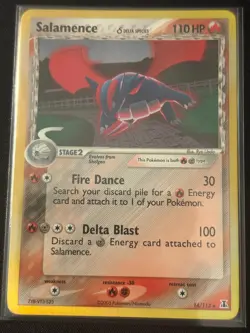 Salamence 14/113 Holo Rare Delta Species Pokemon Near Mint - Image 1