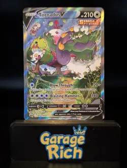 Tornadus V 185/198 Alternate Art Holo - SWSH Chilling Reign Pokemon TCG NM+ - Image 1