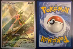 Chespin 087/086 Holo Illustration Rare Chaos Rising Pokemon Holo Near Mint - Image 1