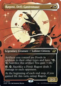 Ragost, Deft Gastronaut (Borderless) Edge of Eternities - Magic MTG NM - Image 1