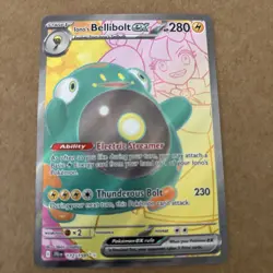 Iono's Bellibolt EX Holo-Pokemon TCG Card 172/159 SV Journey Together Ultra Rare - Image 1