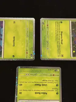 Pokemon TCG Oddish, Gloom, Vileplume Holo Card Lot 2023 Set - 3 Cards - Image 2