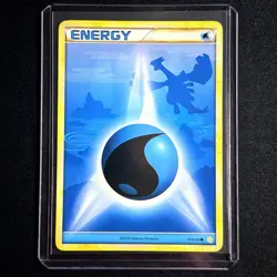 Pokemon TCG - HeartGold & SoulSilver 2010 Lugia Water Energy Card 117/123 NM - Image 1