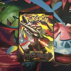 Pokemon Mega Excadrill Pitch Black Trainer Tips Card - Image 1