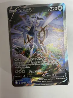 Arceus V Alt Art Brilliant Stars 166/172 Pokemon Card FA SWSH 2022 LP - Image 1