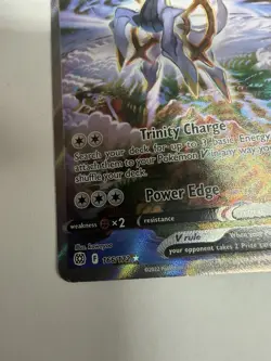 Arceus V Alt Art Brilliant Stars 166/172 Pokemon Card FA SWSH 2022 LP - Image 5