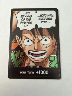 One Piece Promotion Cards 1st Anniversary DON!! Card Monkey.D.Luffy - Image 1
