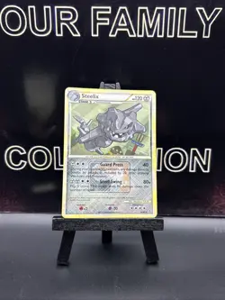 Pokemon Promo Card : Steelix 34/95 (Pokesquare/Crosshatch) 2010 HOLO LP - Image 1