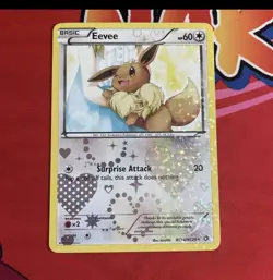 Eevee RC14/RC25 Legendary Treasures Radiant Collection Holo Card NM - Image 1