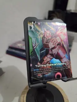 Bandai Gundam Card Game Turning Point of History ST01-014 U+ Holo Command Eng - Image 3