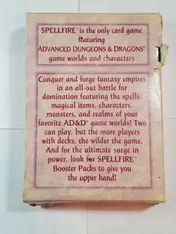 SpellFire: Master the Magic Collectible Card Game, 1994 TSR First Edition Deck - Image 3