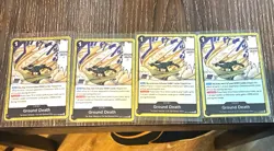Bandai One Piece Card Game Ground Death OP14-096 Event Counter Lot 4 English - Image 1