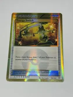 Pokemon Card TCG Energy Switch 109/108 Secret Rare Holo Roaring Skies ENG LP/MP - Image 1