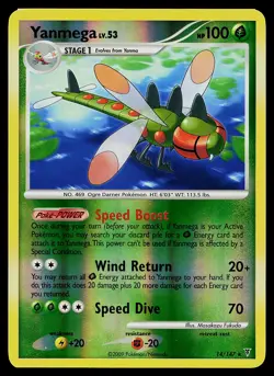 Pokemon Card - Yanmega Supreme Victors 14/147 Rare Reverse Holo - Image 1
