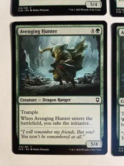 4x Baldur's Gate Avenging Hunter NM/M Magic The Gathering Mtg - Image 2